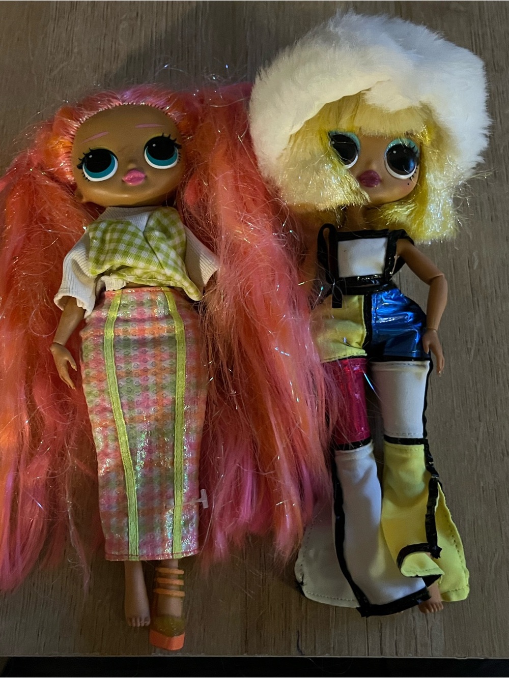 LOL OMG Doll Lot Neonlicious & Lights Dazzle Fashion Toys Incomplete